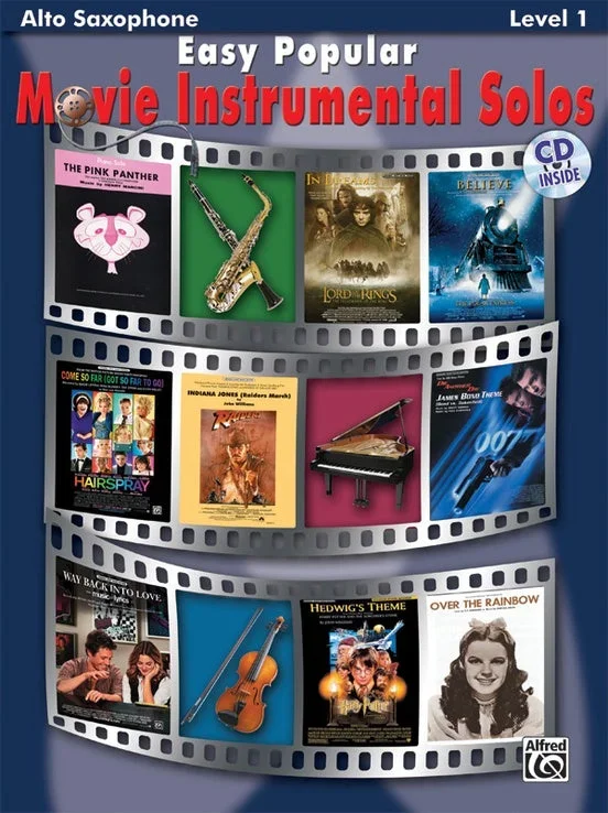 Easy Popular Movie Inst Solos – Alto Sax