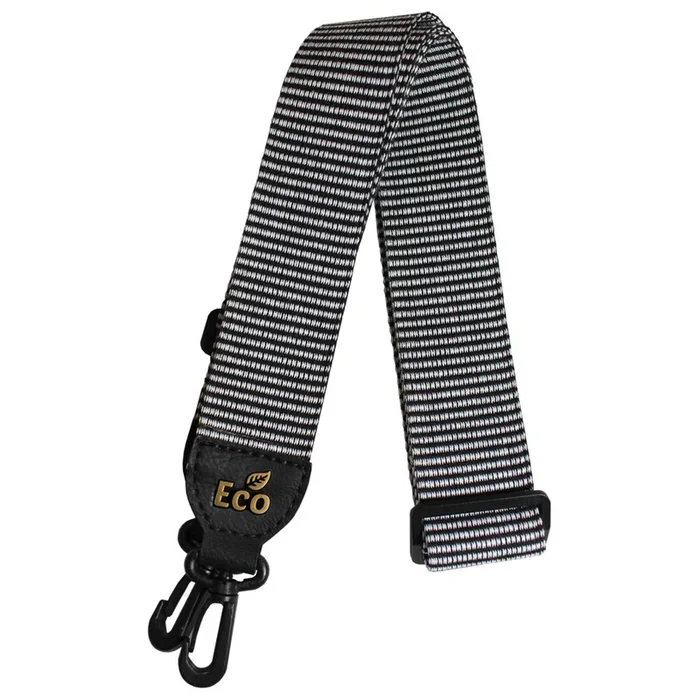 EcoStrap Banjo Strap – EcoBanjo BJ-06 Stripe, 100% Recyclable Cotton, Adjustable Length 33″ to 59″, Width 2″/5cm