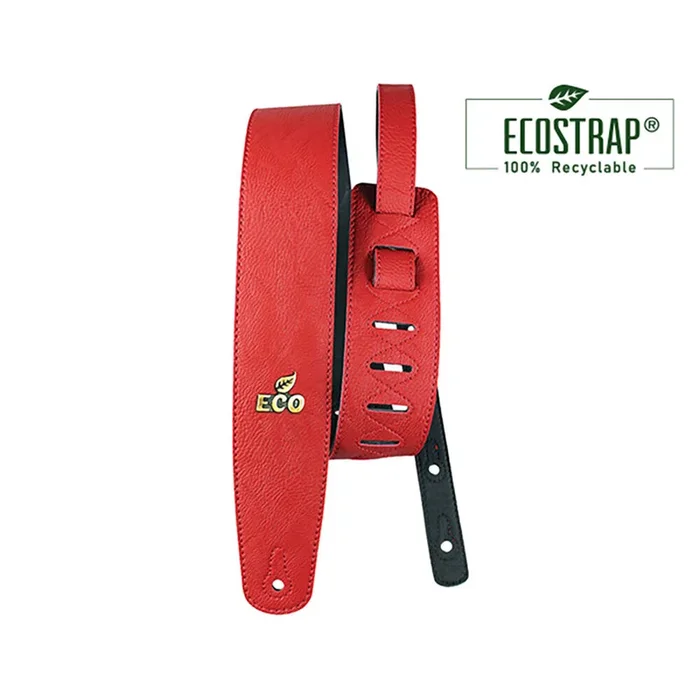 EcoStrap Vegan Guitar Strap Crimson ECO-04