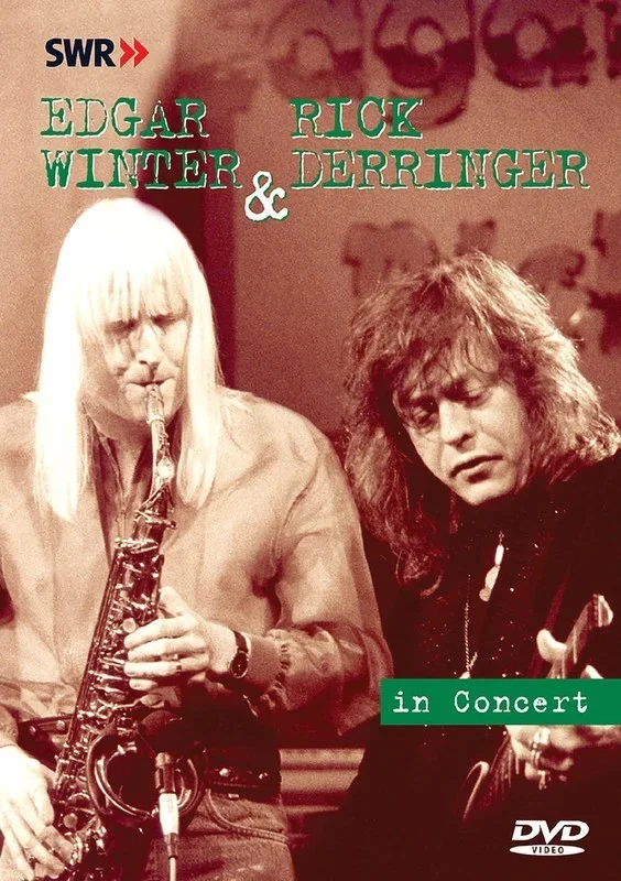 Edgar Winter And Rick Derringer In Concert DVD Book