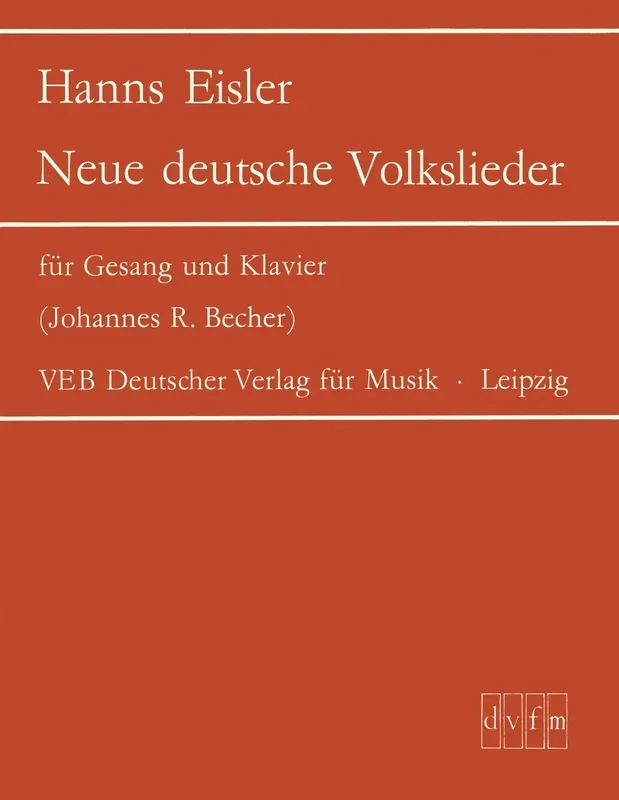 Eisler: Neue deutsche Volkslieder