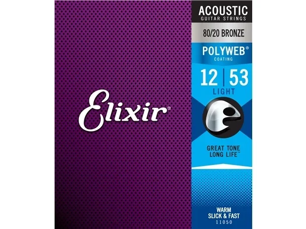 Elixir : #11050: Acoustic Poly Light 12-53