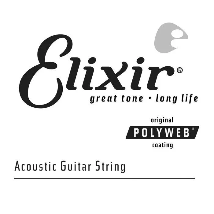Elixir 13145 Polyweb Single .045 80/20 Bronze Guitar String