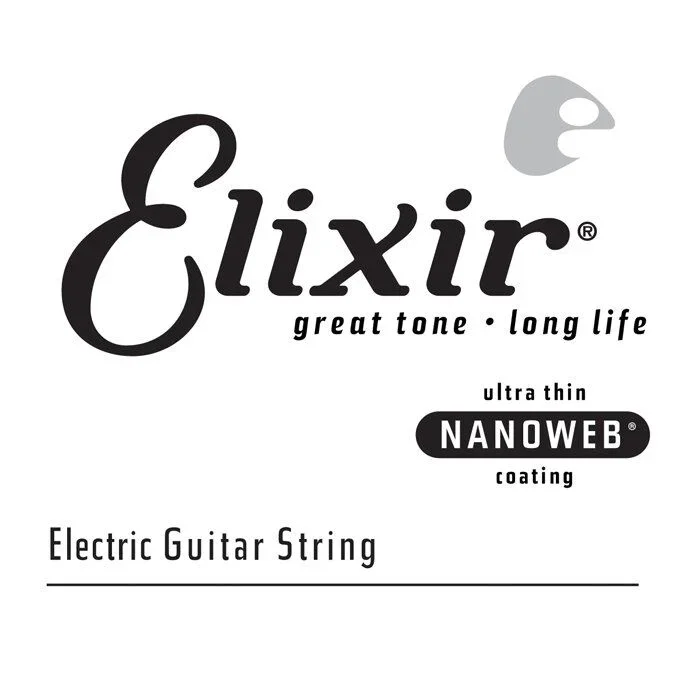 Elixir 15268 Nanoweb .068 Electric Guitar String – Single