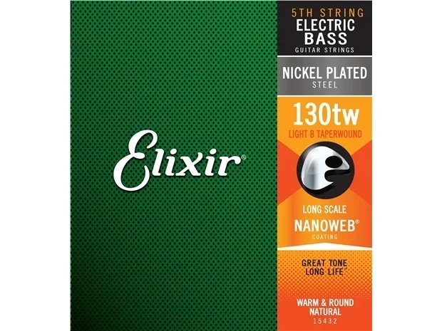Elixir : #15432: Bass Nano 0.130 L-TW Single Strings