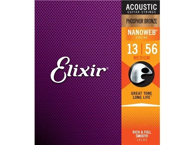 Elixir : #16102: Acoustic Nano Phos Bronze Med 13-56
