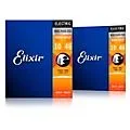Elixir Electric Guitar Strings with NANOWEB Coating, Light (.010-.046) 2-Pack Standard