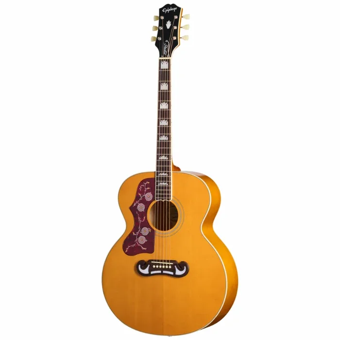 Epiphone J-200 Studio Natural Left Handed Acoustic Guitar