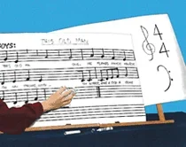 Erasable Music Chart Boards (22.5″ x 34.5″)