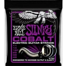 Ernie Ball 2720 Power Slinky Cobait Electric Guitar Strings – 11-48 Gauge