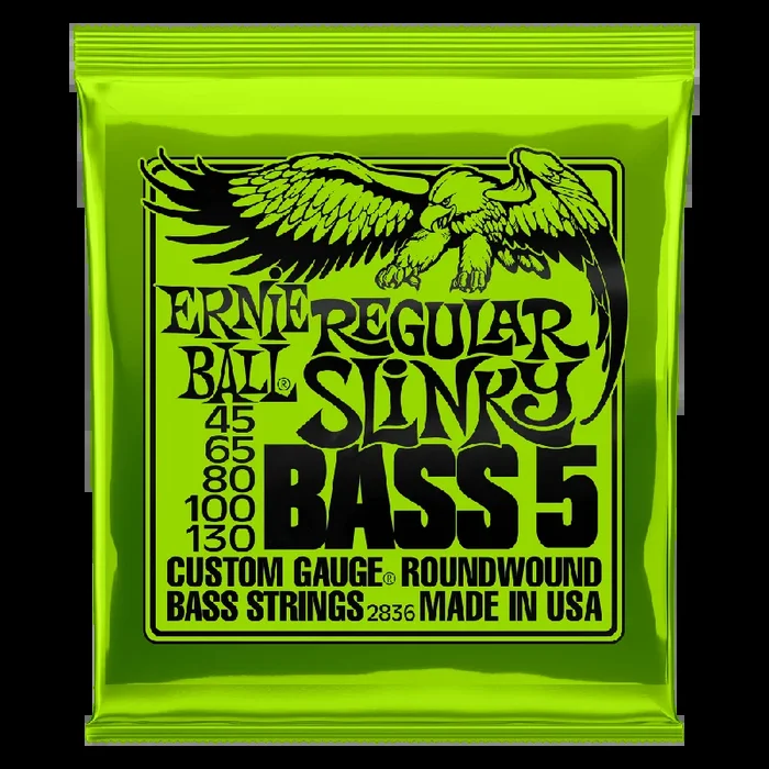 ERNIE BALL 2836 REGULAR SLINKY NICKEL WOUND 5-STRING ELECTRIC BASS STRING SET