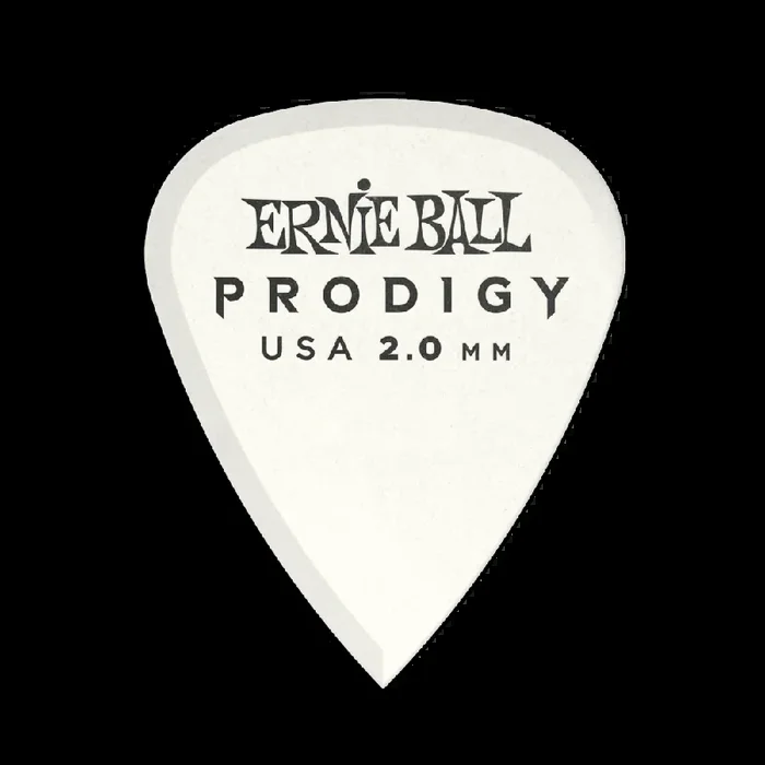 Ernie Ball 9202 Prodigy Derlin Picks White 1s Standard 2.0mm (6 Pack)
