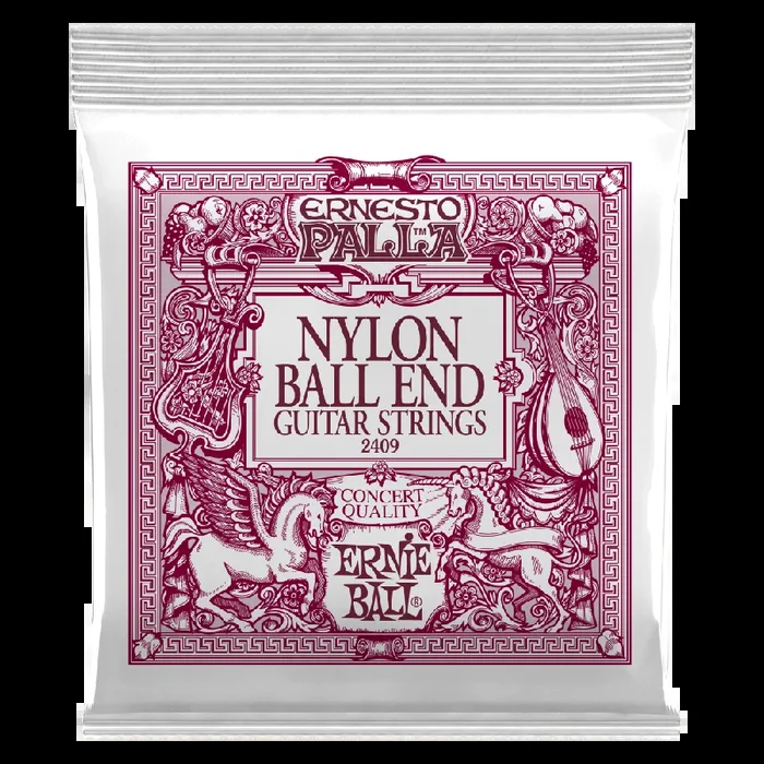 Ernie Ball Ernesto Palla Nylon Classical Black and Gold Ball End