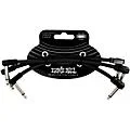 Ernie Ball Flex Patch Cable – 3 Pack 6 in. Black