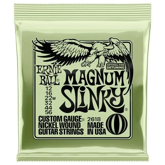 Ernie Ball Magnum Slinky Nickel Wound Electric Guitar Strings 12 – 56 Gauge