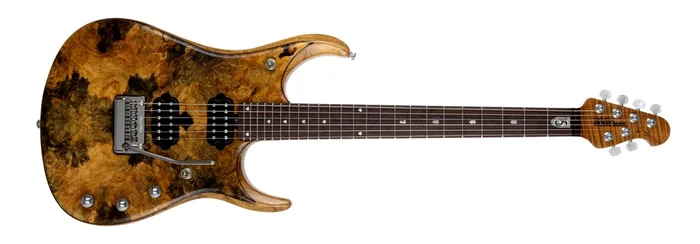 Ernie Ball Music Man JP15 BFR Butterscotch Burl Electric Guitar