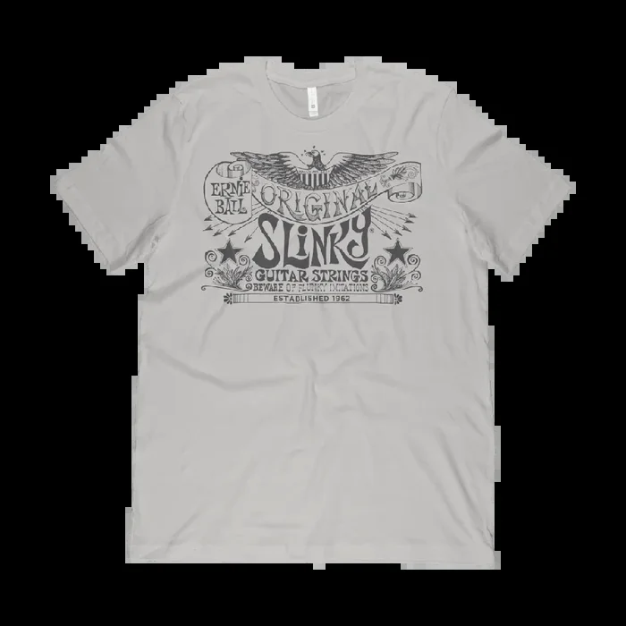 Ernie Ball Original Slinky Silver T-Shirt LG