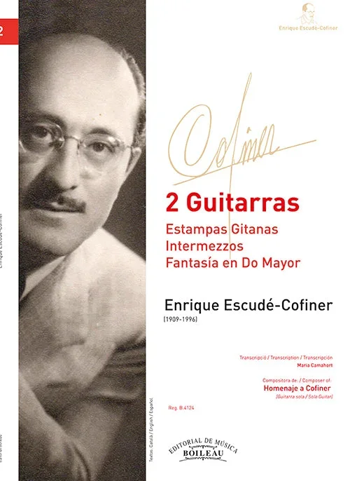 Escudé-Cofiner: Works Arranged for 2 Guitars