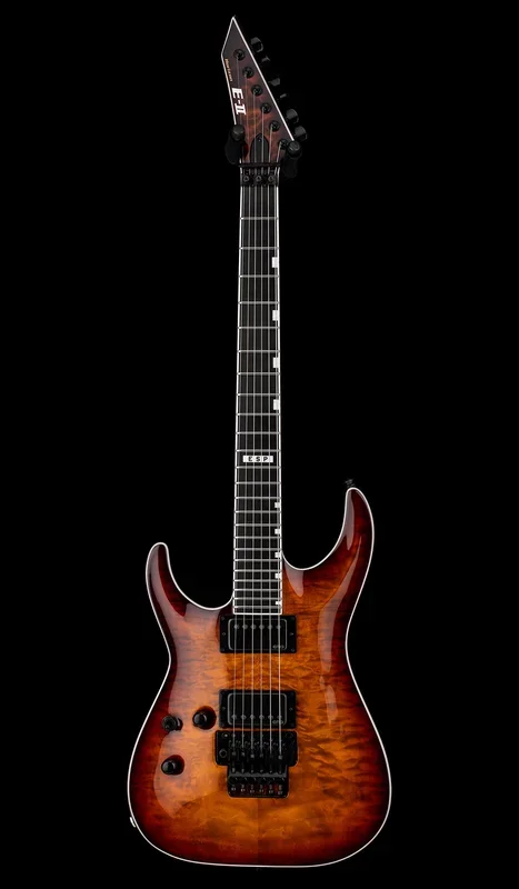 ESP E-II Horizon FR-II LH – Tiger Eye Sunburst #ES5323243 (Factory Demonstration Model)