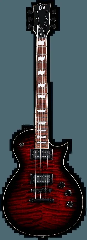 Esp LEC256QMSTBCSB LTD EC-256 Quilted Maple Single Cut (See Thru Black Cherry Sunburst)