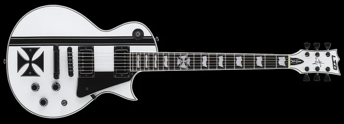 ESP LTD James Hetfield Iron Cross Signature Electric Guitar Snow White