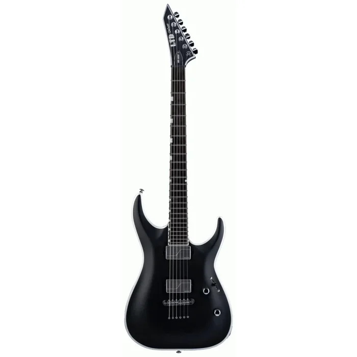 ESP LTD MH-1000NT Bold Binding Black Satin Electric Guitar