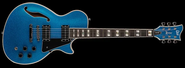 ESP LTD X-Tone PS-1000 Semi Hollow Electric Guitar Blue Sparkle