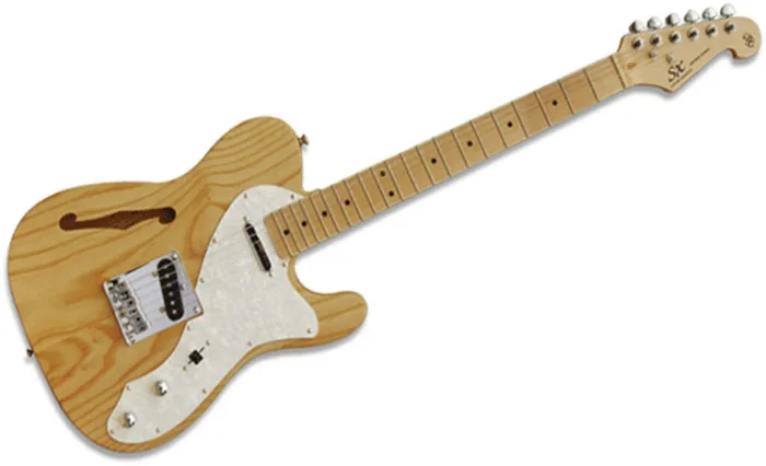 Essex Ash Series Solid American White Swamp Ash Body Bound Maple Fingerboard