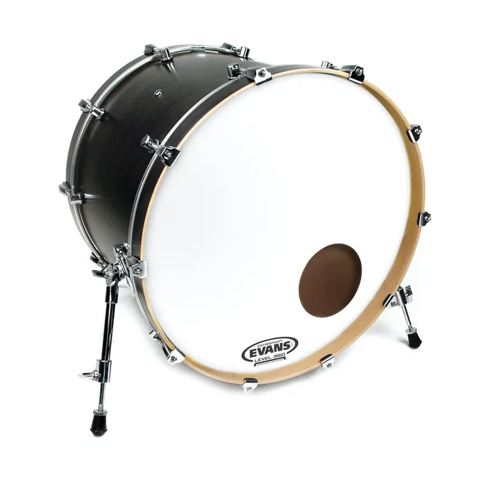 Evans EQ3 Resonant Coated White Bass Drum Head, 20 Inch *SKIN ONLY*