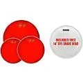 Evans Hydraulic Red Tom Pack With Free 14″ UV1 Snare Head 10, 12, 16 in.