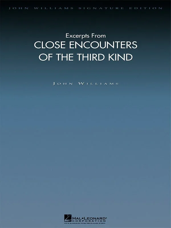 Excerpts From Close Encounters Fo Score/Parts