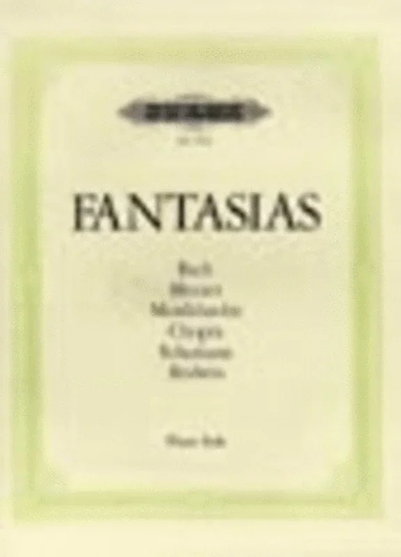 Fantasias Selection Of Works 18/19 Century (Softcover Book)