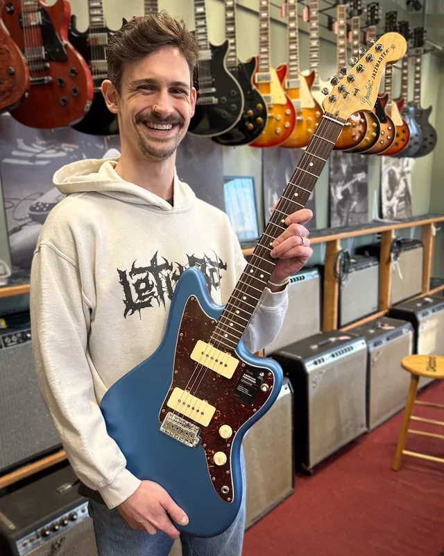Fender American Performer Jazzmaster, Lake Placid Blue
