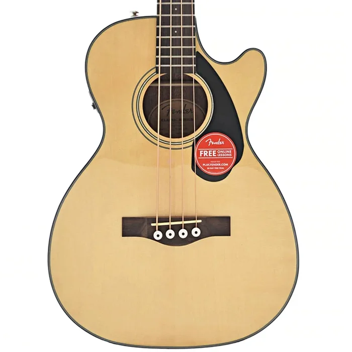 Fender CB-60SCE Acoustic Bass, Natural Finish