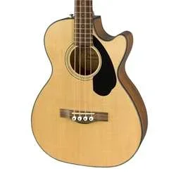 Fender CB-60SCE Acoustic-Electric Bass – Natural with Laurel Fingerboard