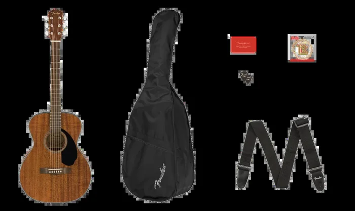 Fender CC-60S Concert Pack V2, All-Mahogany