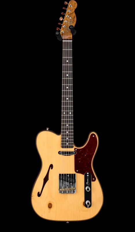 Fender Custom Artisan Knotty Pine Telecaster Thinline – Aged Natural #76548