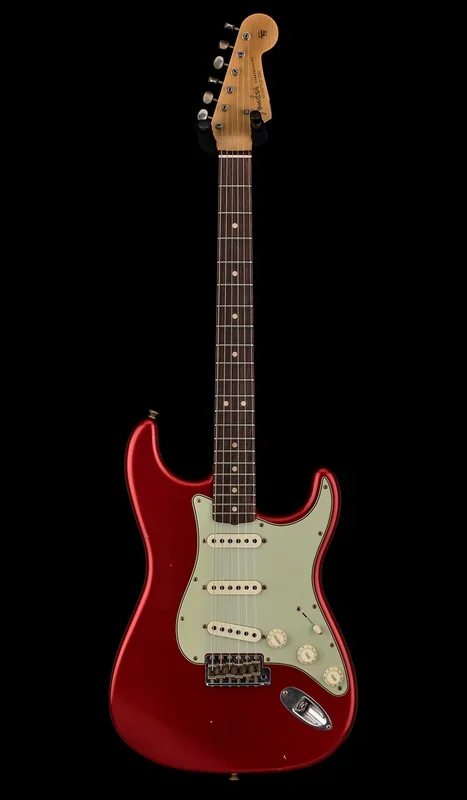 Fender Custom Shop LTD 1963 Stratocaster Journeyman Relic – Aged Candy Apple Red #89414