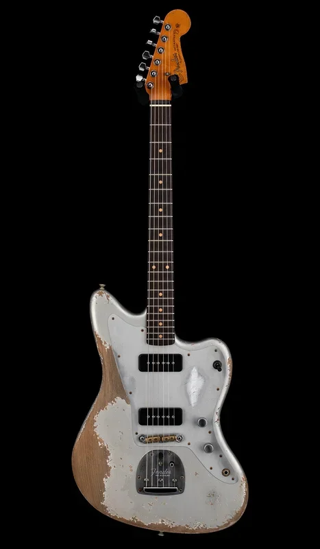 Fender Custom Shop NAMM Masterbuilt Apprentice Dylan Delpizzo-Howell 1962 Jazzmaster Ultra Heavy Relic – Inca Silver #78858