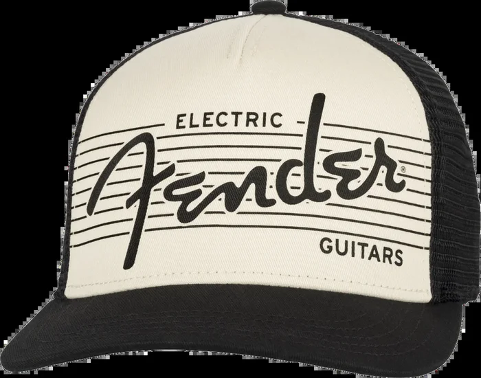 Fender Electric Hat Black/Cream One Size