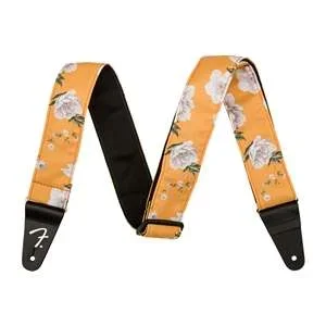 Fender Floral Strap – Marigold, 2″
