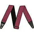 Fender Houndstooth Jacquard Guitar Strap Pink 2 in.