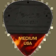 Fender Mojo Grip Picks, Celluloid, Medium, 3-Pack, Tortoiseshell