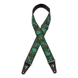 Fender Mosaic Jacquard Strap – Green, 2.125″