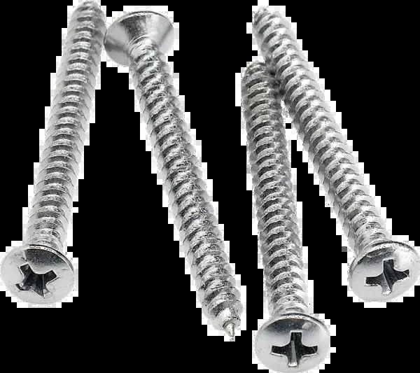 Fender Neck Mounting Screws, Chrome (4)