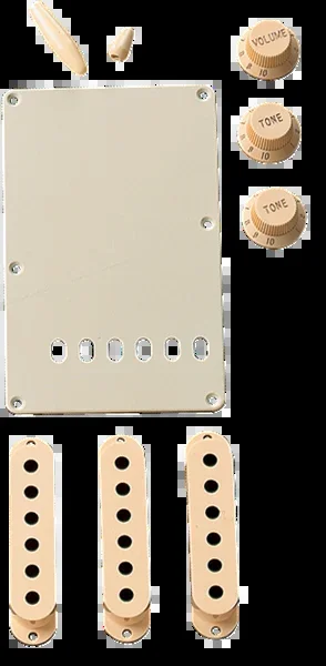 Fender Stratocaster Accessory Kit, Aged White