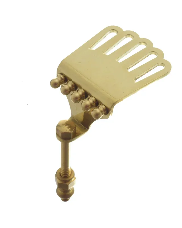 Fielding Banjo Tailpiece, Polished Brass