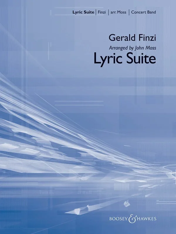 Finzi – Lyric Suite Bhcb3 Score/Parts