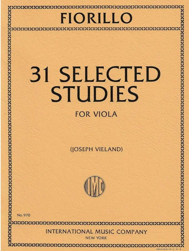 Fiorillo: 31 Selected Studies for Viola