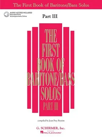 First Book of Baritone/Bass Solos – Part III